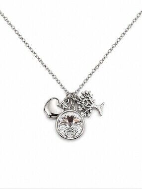 CHARMING INSPIRATIONS Swarovski Crystal Family Apple Tree Gift Necklace